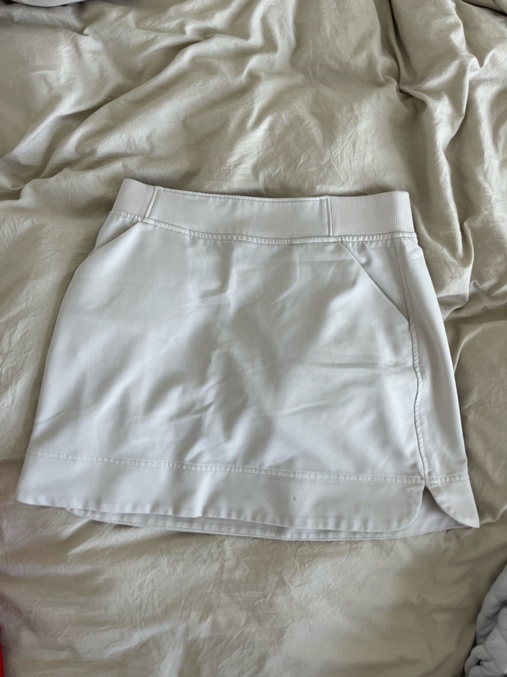 32 Degrees Light Beige Athletic Skort with Elastic Waistband